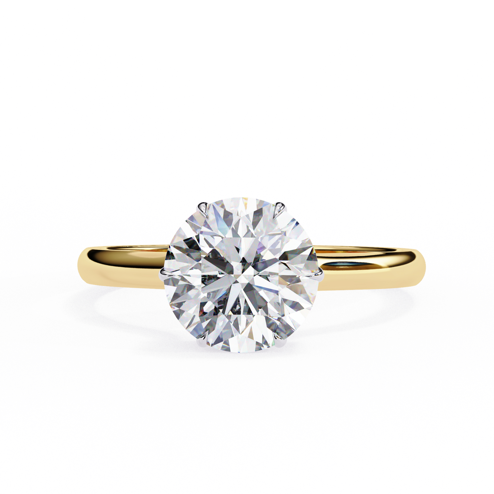 Imperial Shine Diamond Solitaire Engagement Ring